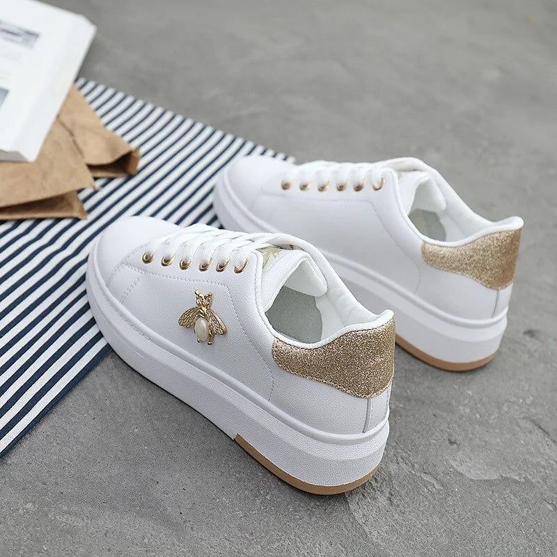 Modieuze PU Leather Plateauschoenen