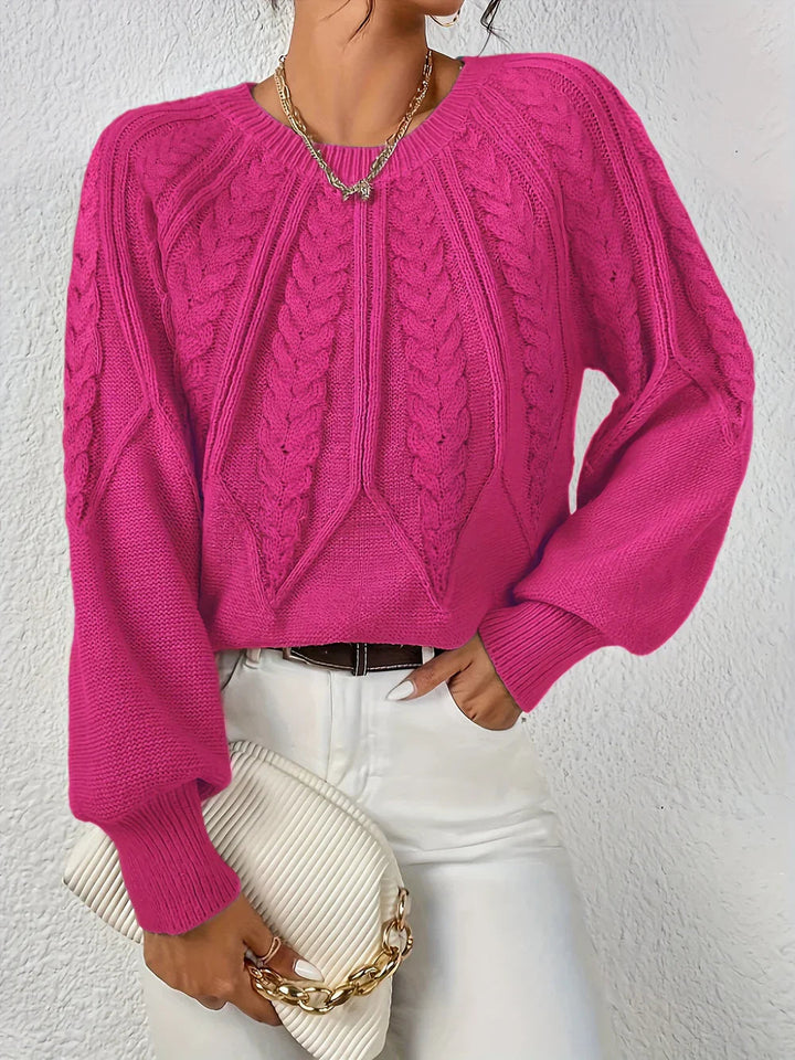 Maeve Cozy Knit Flare trui