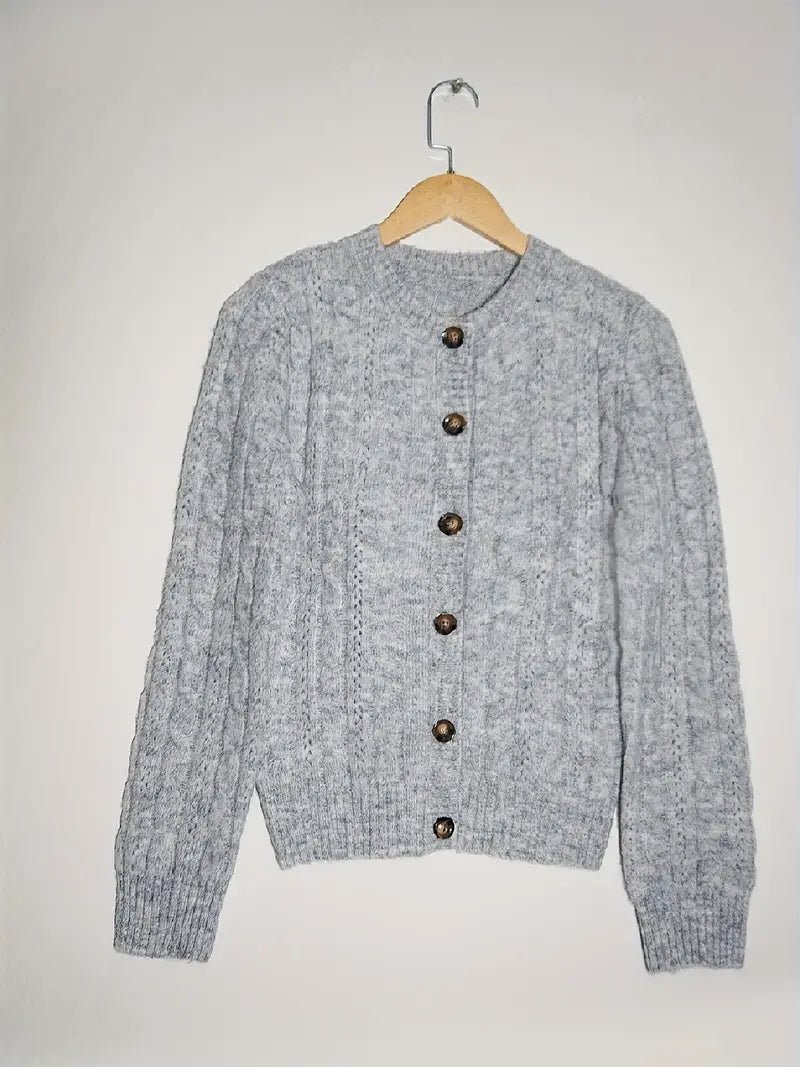 Gebreide Cable Cardigan voor dames