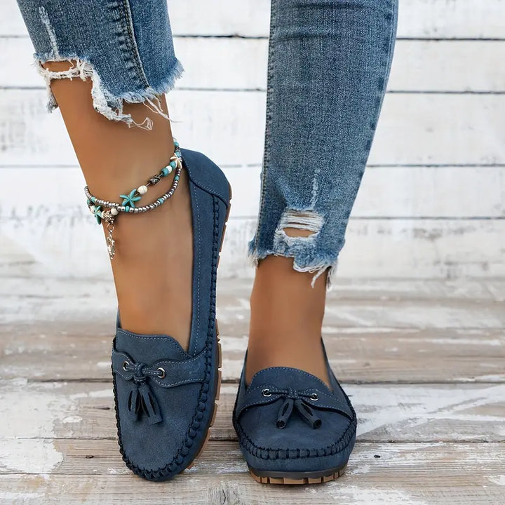 Pluche zachte mocassins voor ontspannen dragen