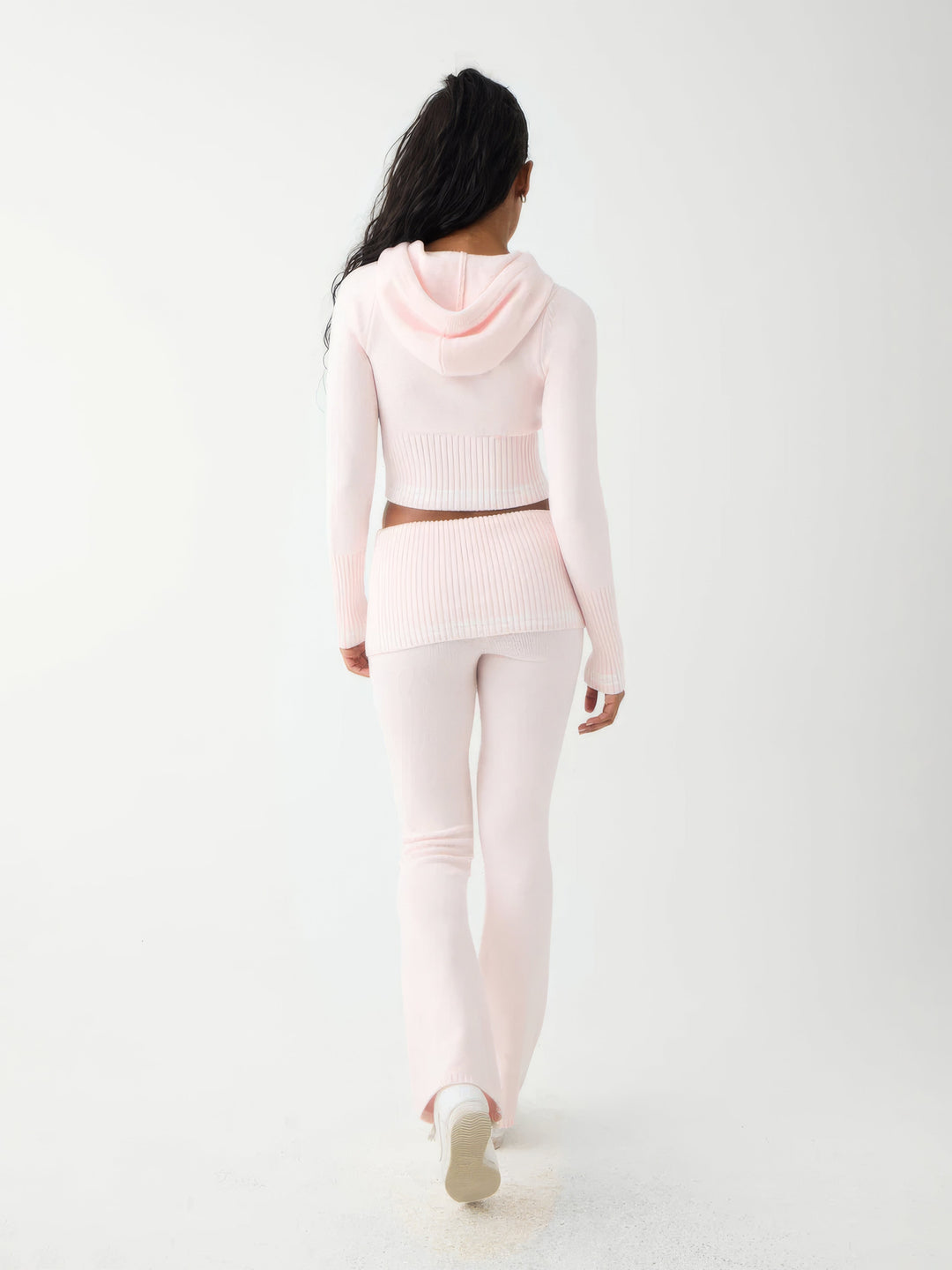 Luxe gebreide winter bijpassende set