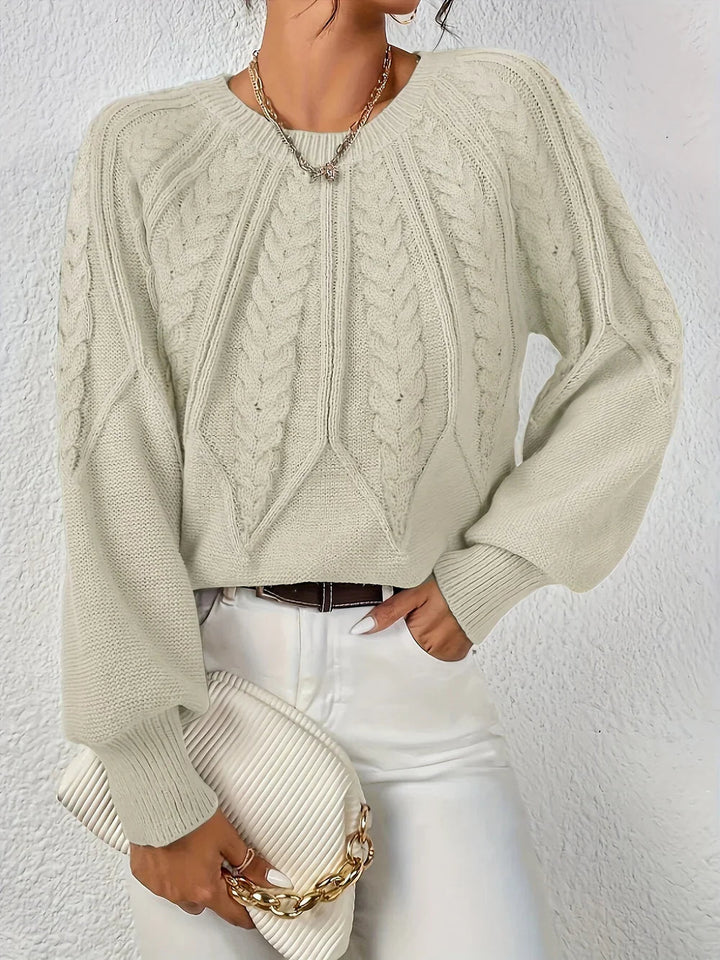 Maeve Cozy Knit Flare trui