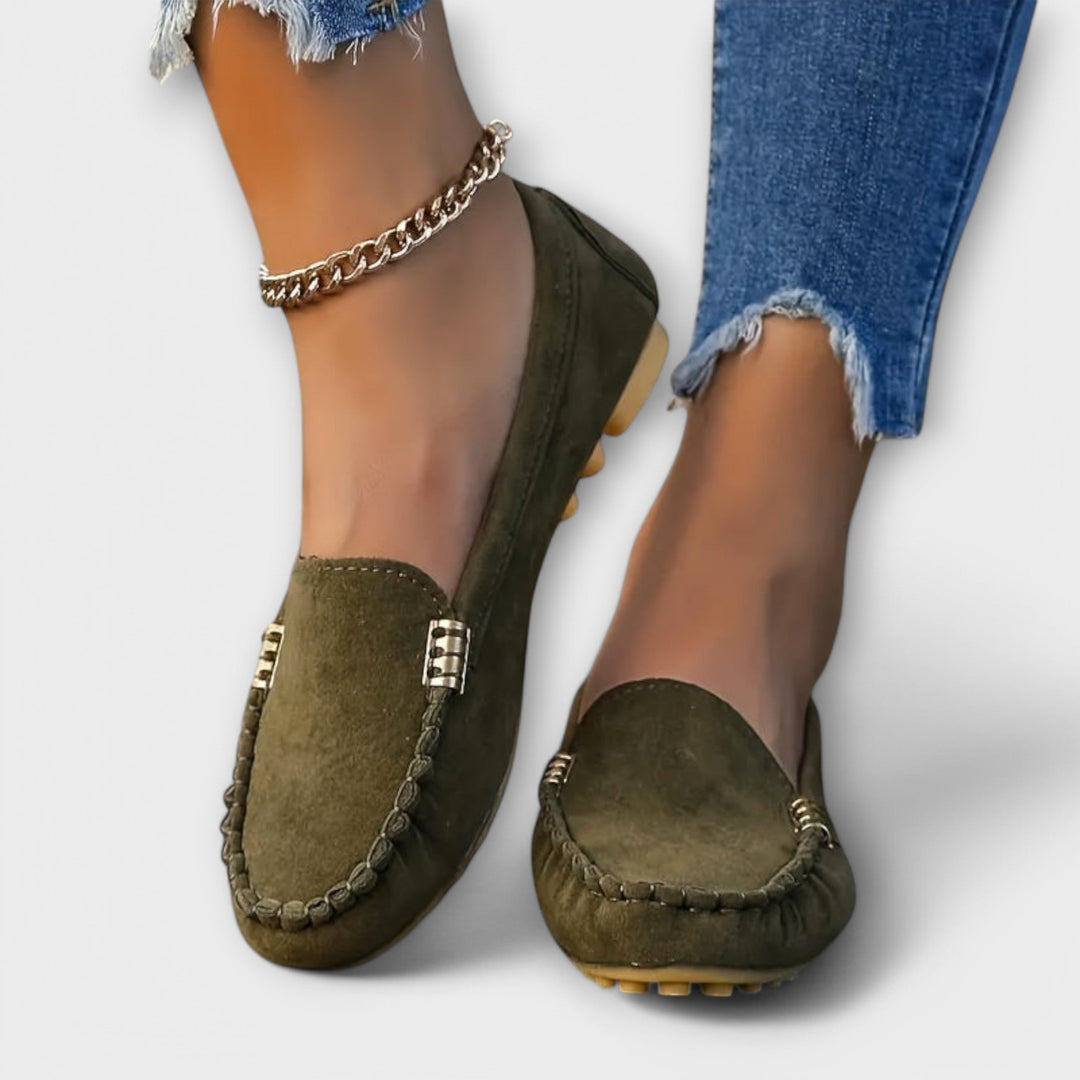 Zachte Leren Moccasins Slip-On Schoenen