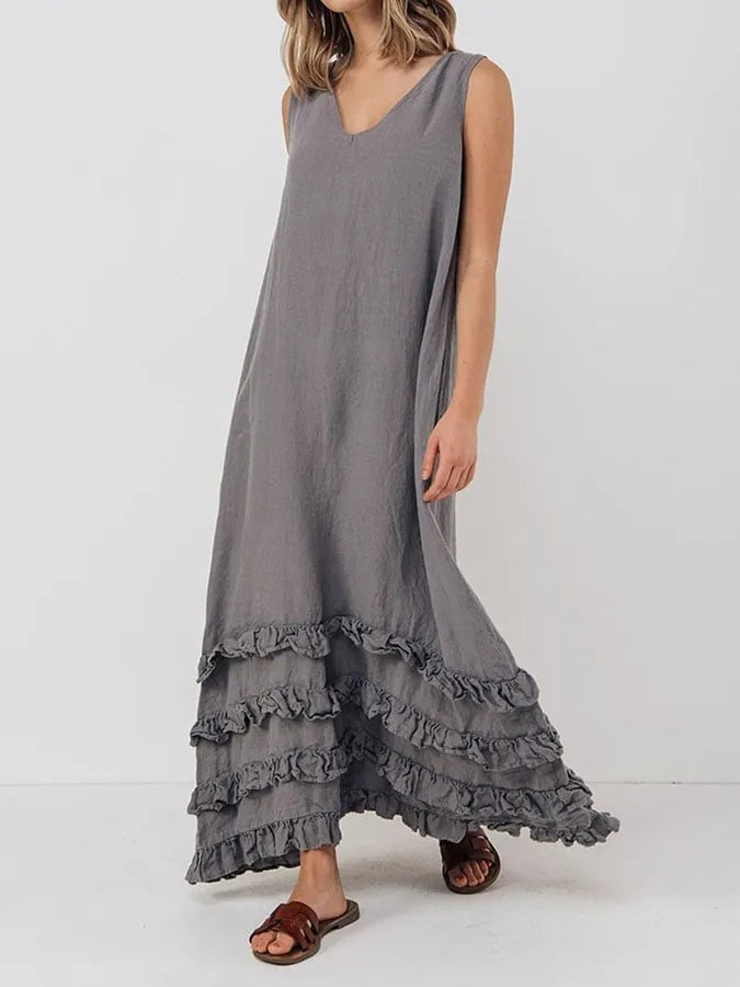 Klassieke Retro Long Dress voor elegante looks