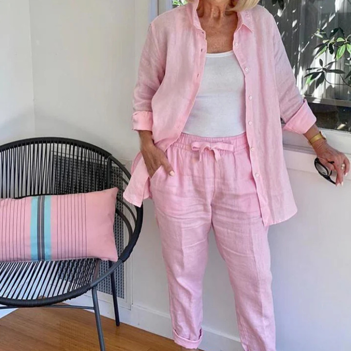 Zuiver elegante tweedelige set