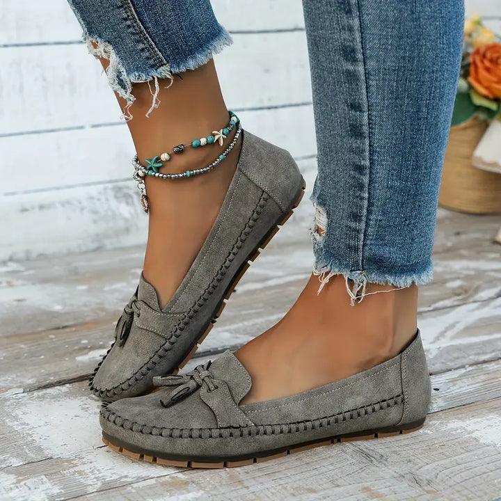 Pluche zachte mocassins voor ontspannen dragen
