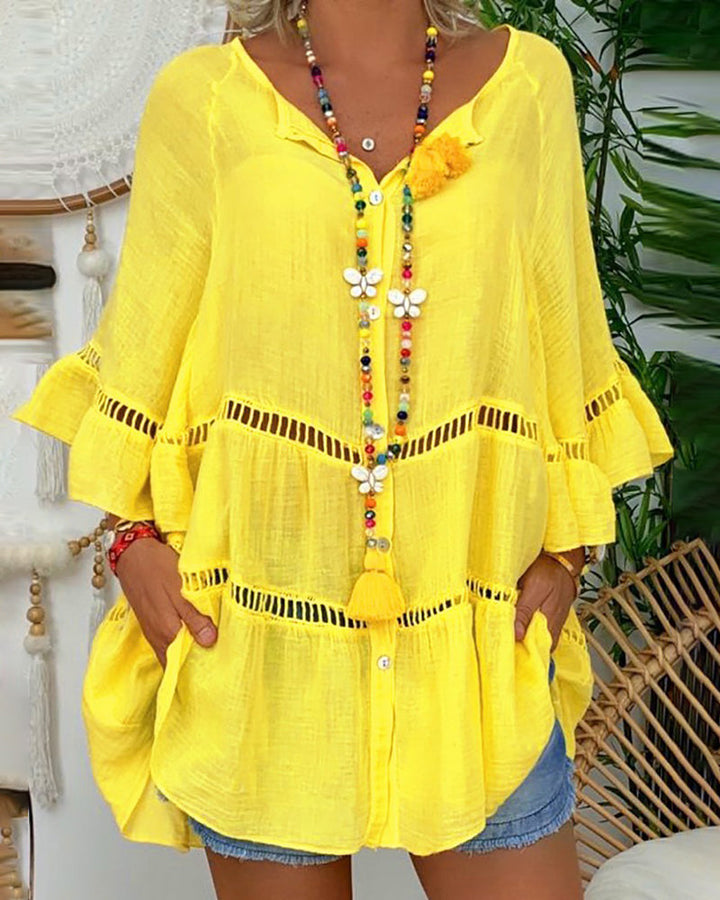 Galerie Print Mouwloze Midi Jurk