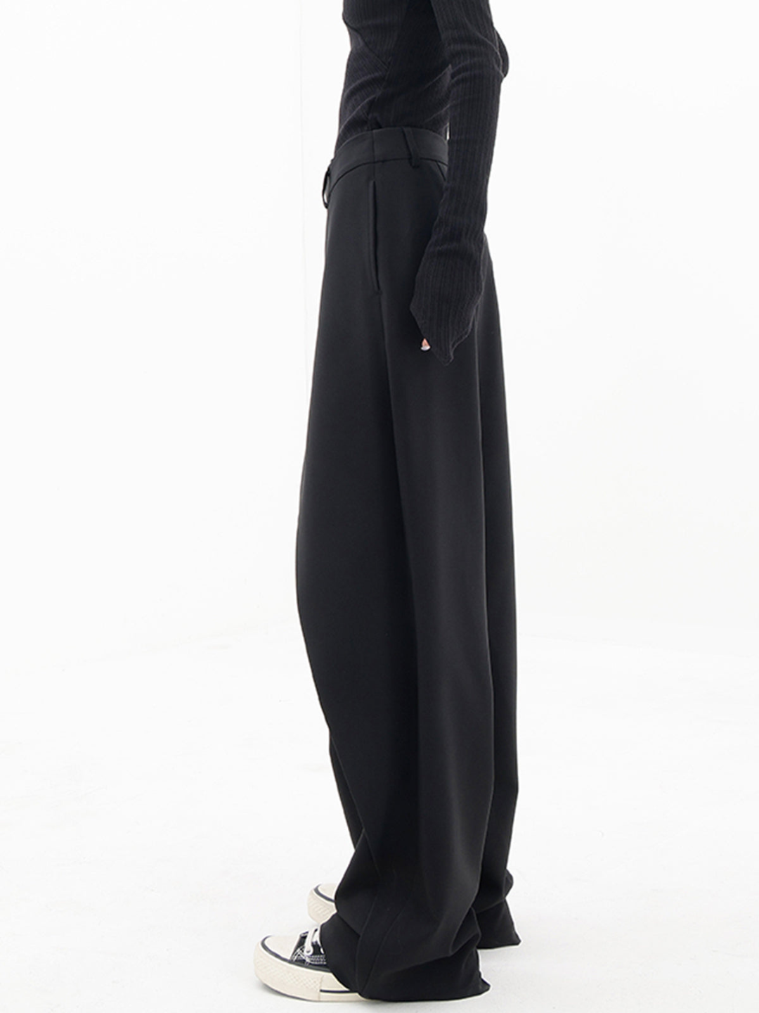 Modieuze asymmetrische broek