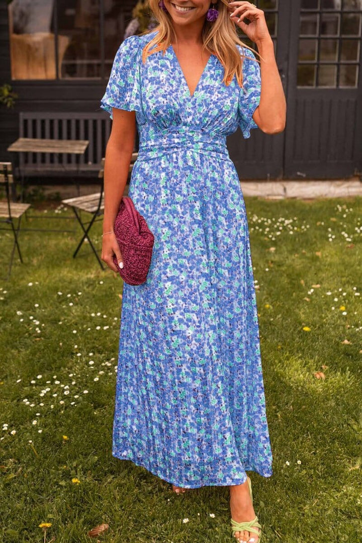 Maxi-jurk met V-hals en moeiteloze charme