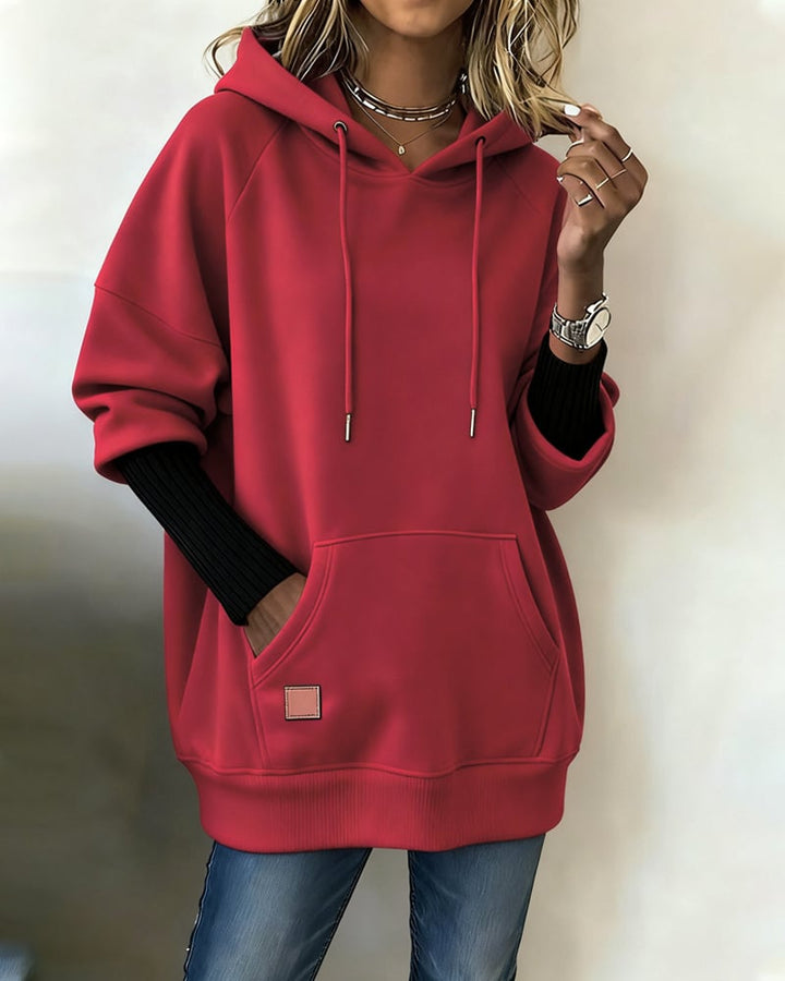 Losse Casual Hooded Sweatshirt