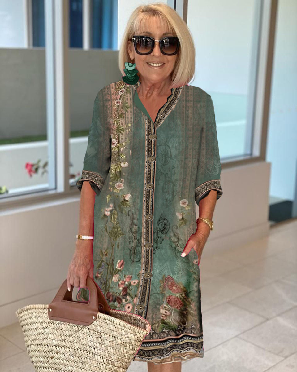 Bloemenprint Shirtjurk