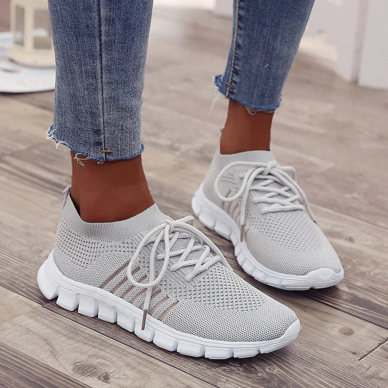 Ademende Platform Sportschoenen