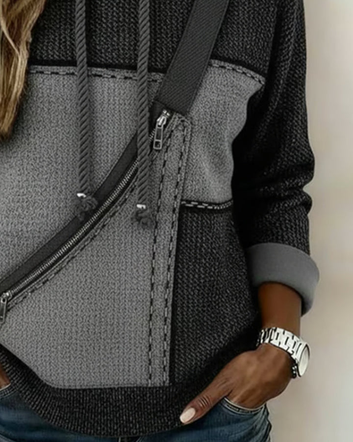 Stijlvolle Color-Blocked Hoodie