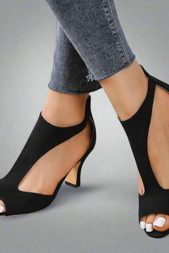 Moderne Comfortabele Block Heels