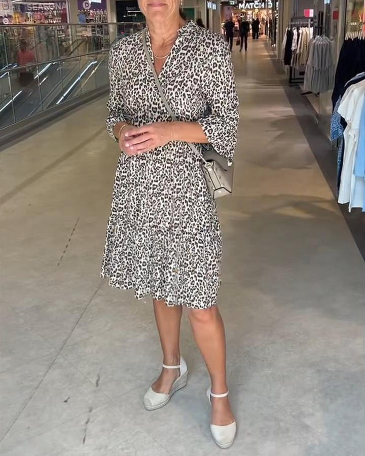 Moderne Casual Jurk met Opvallende Print