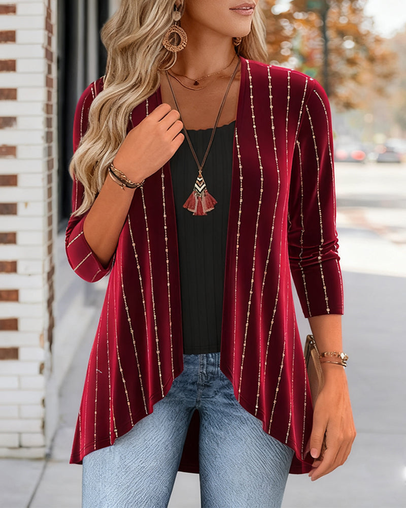 Two-Piece Top met Contraststiksels