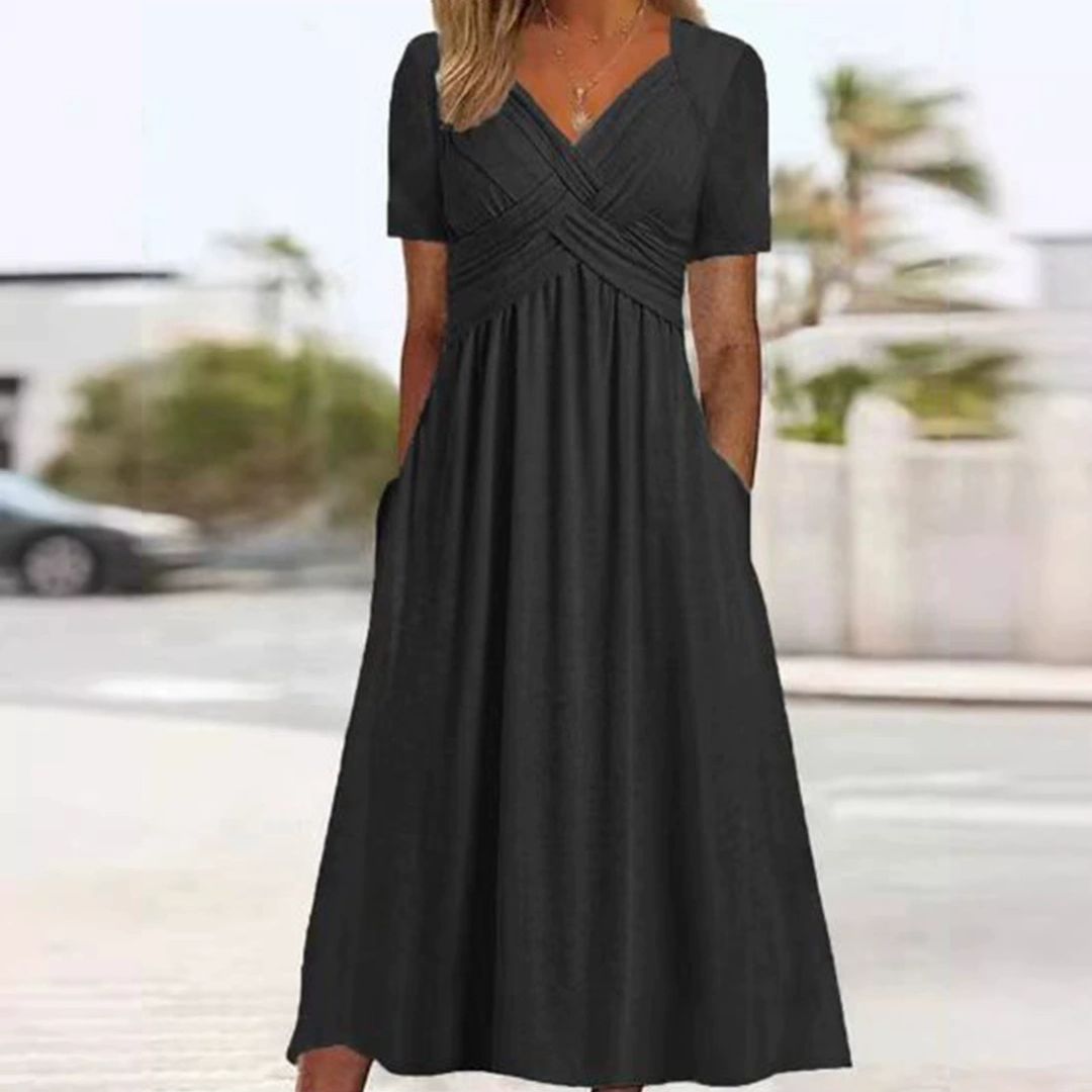 Gracieuze Jurk met Flatterend Silhouet