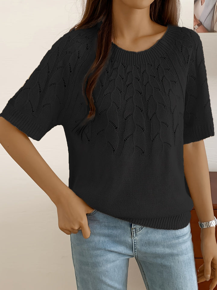 Chique Hollow Out Gebreide Top