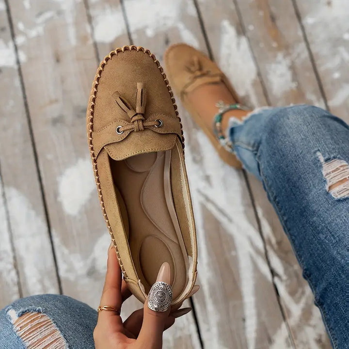 Pluche zachte mocassins voor ontspannen dragen