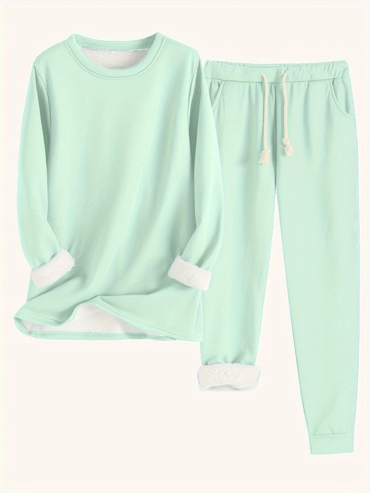 Ontspannen comfortabele tweedelige loungewear