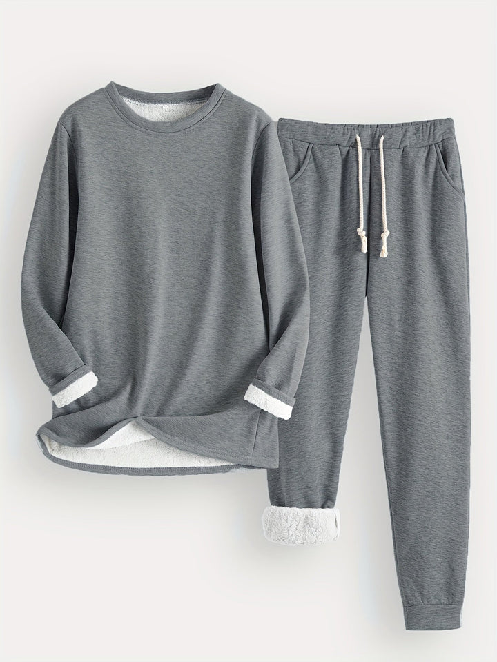 Ontspannen comfortabele tweedelige loungewear