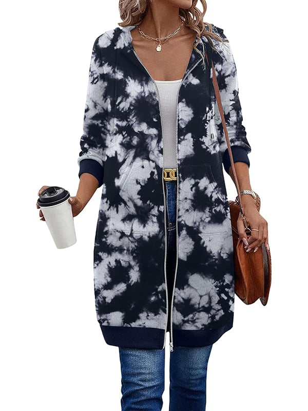 Long Sleeve Hoodie met rits