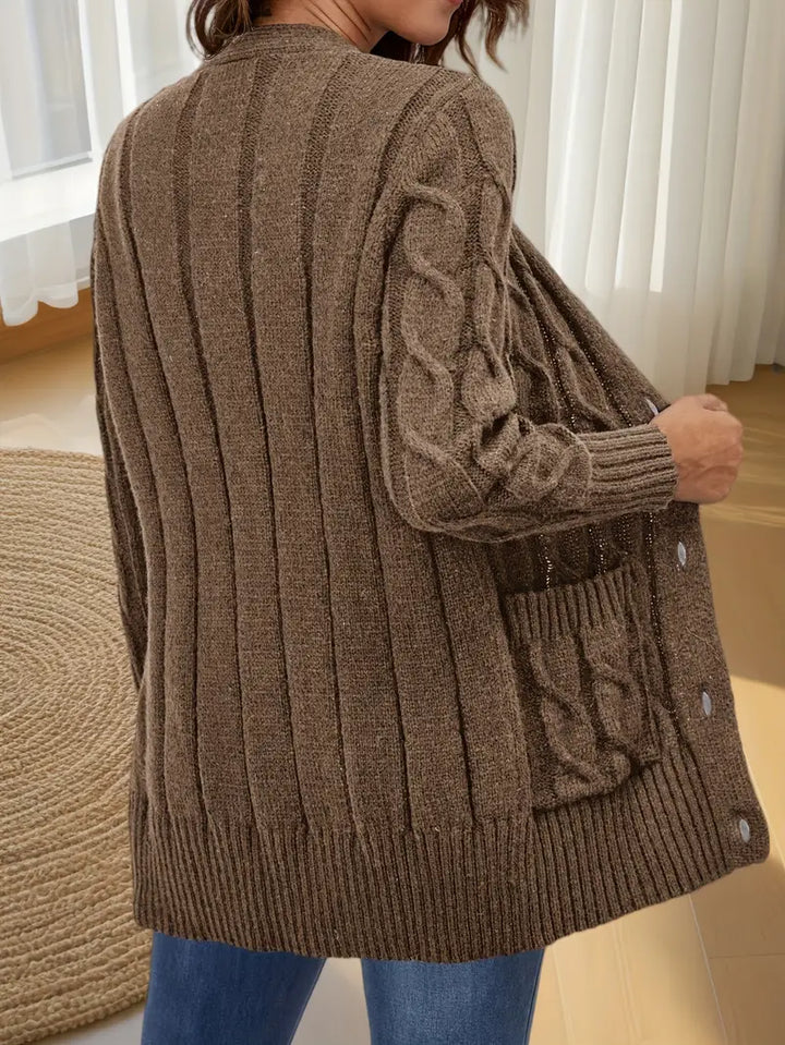 Elegante V-hals cardigan voor dames