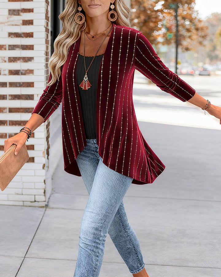 Two-Piece Top met Contraststiksels