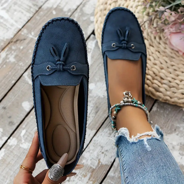 Pluche zachte mocassins voor ontspannen dragen