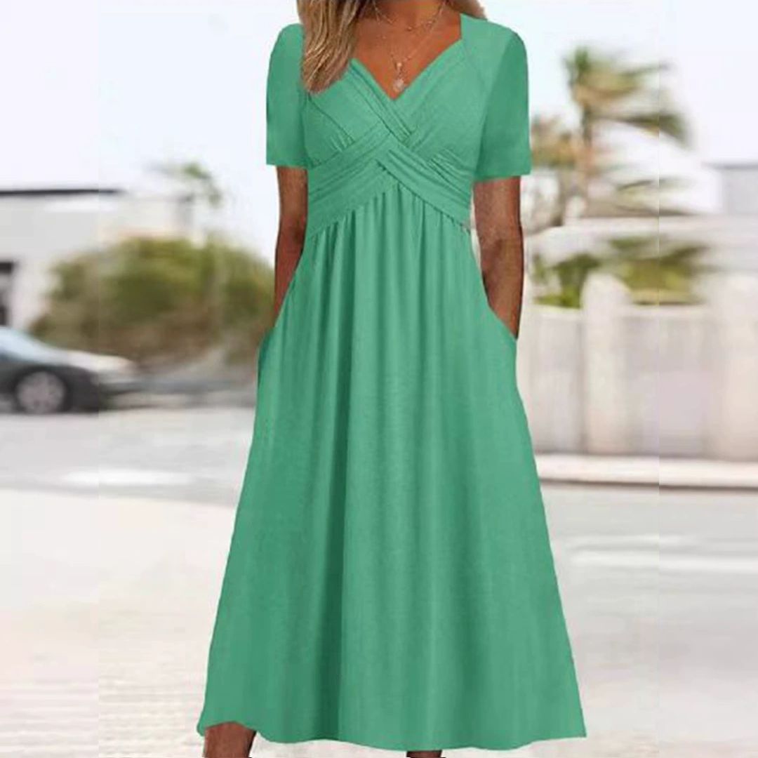 Gracieuze Jurk met Flatterend Silhouet