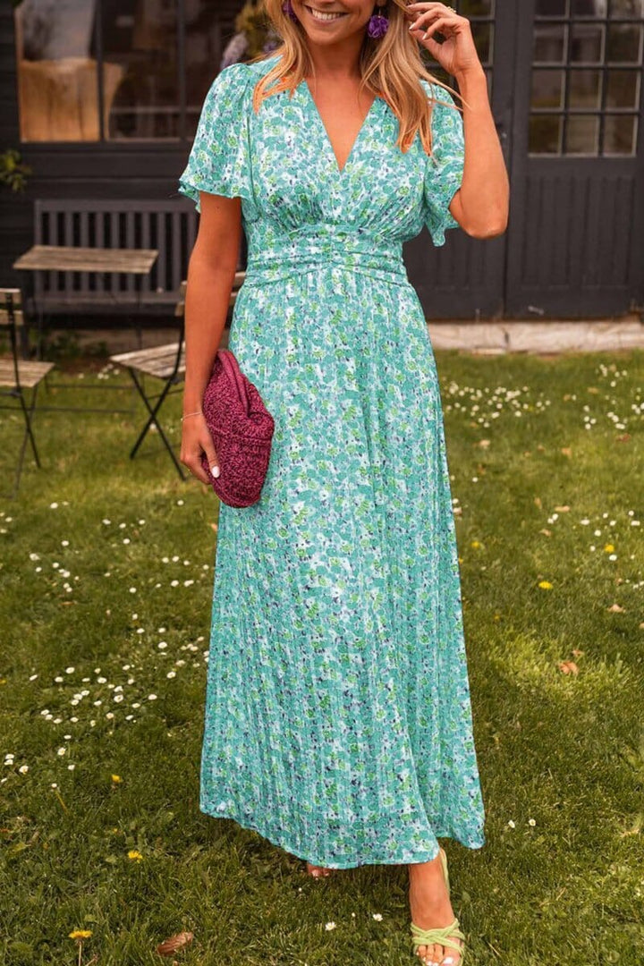 Maxi-jurk met V-hals en moeiteloze charme