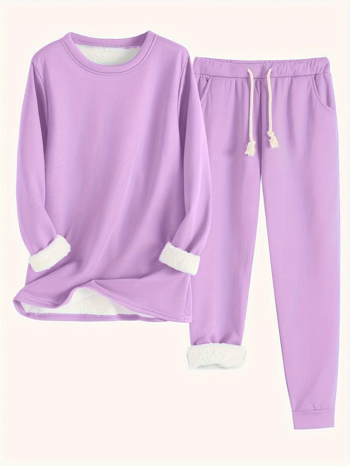 Ontspannen comfortabele tweedelige loungewear