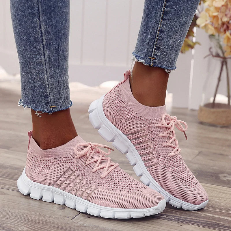 Ademende Platform Sportschoenen
