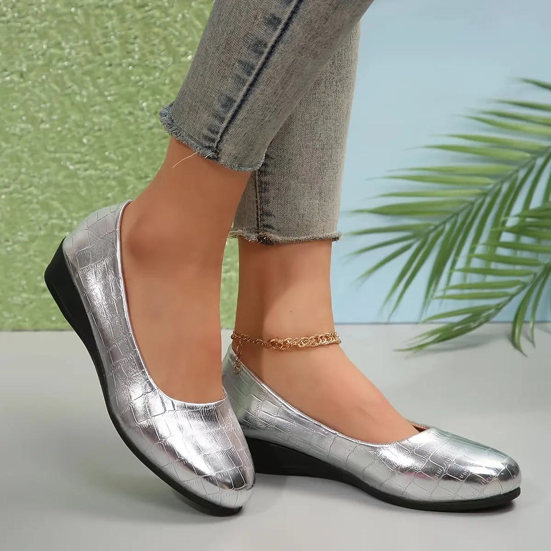 Orthopedische leren damesschoenen – Lichtgewicht, antislip & ademend