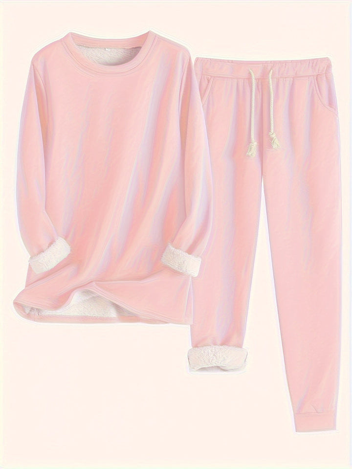 Ontspannen comfortabele tweedelige loungewear