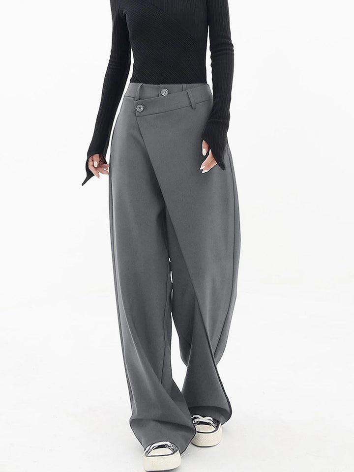 Modieuze asymmetrische broek