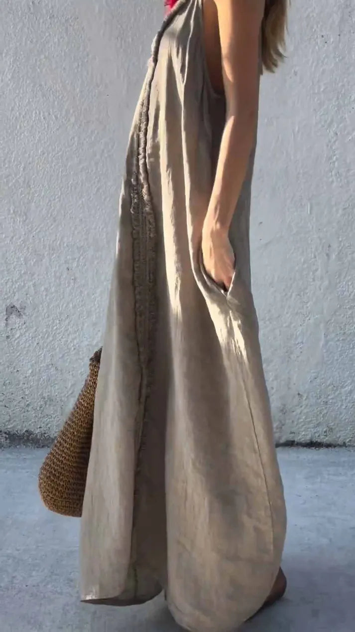 Sleek Modern Slip Dress met een delicate vibe