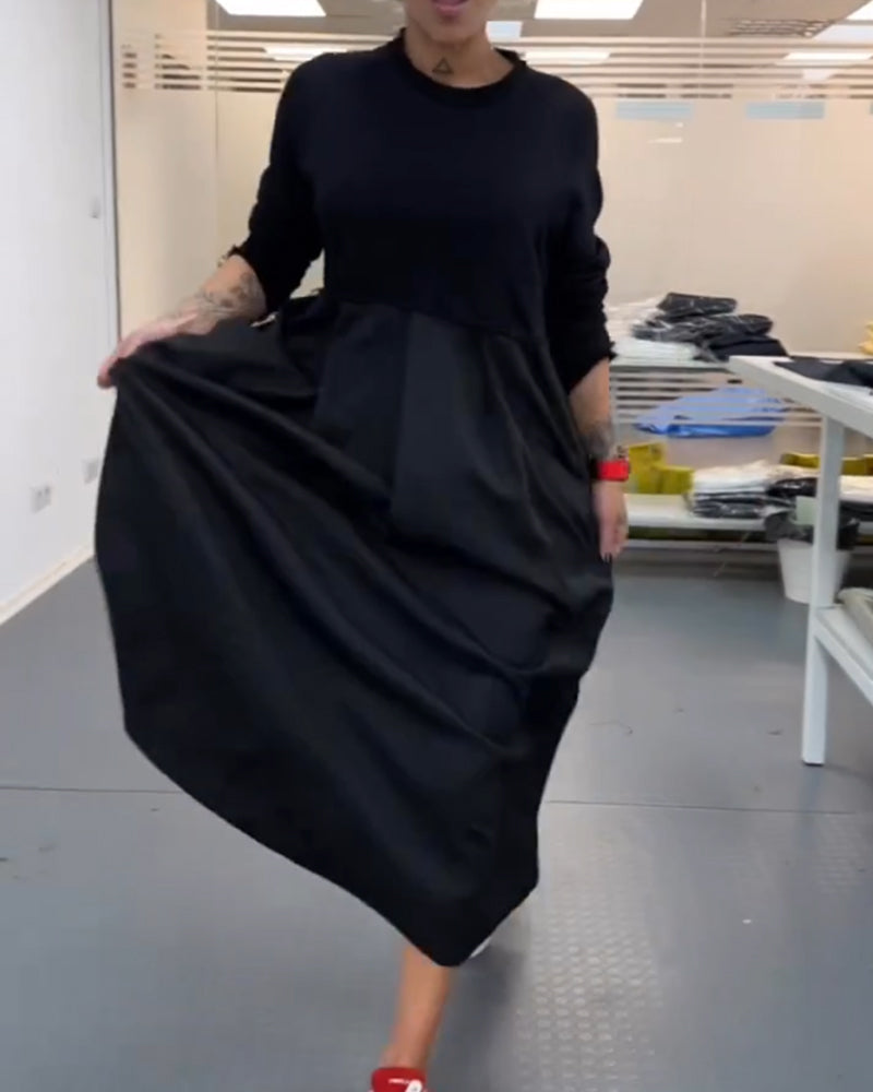 Maxi Effen Casual Jurk