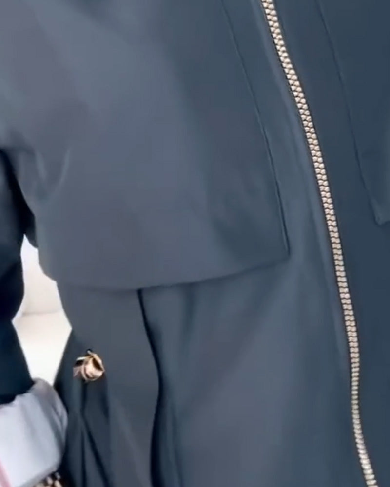 Hooded Jacket Trenchcoat