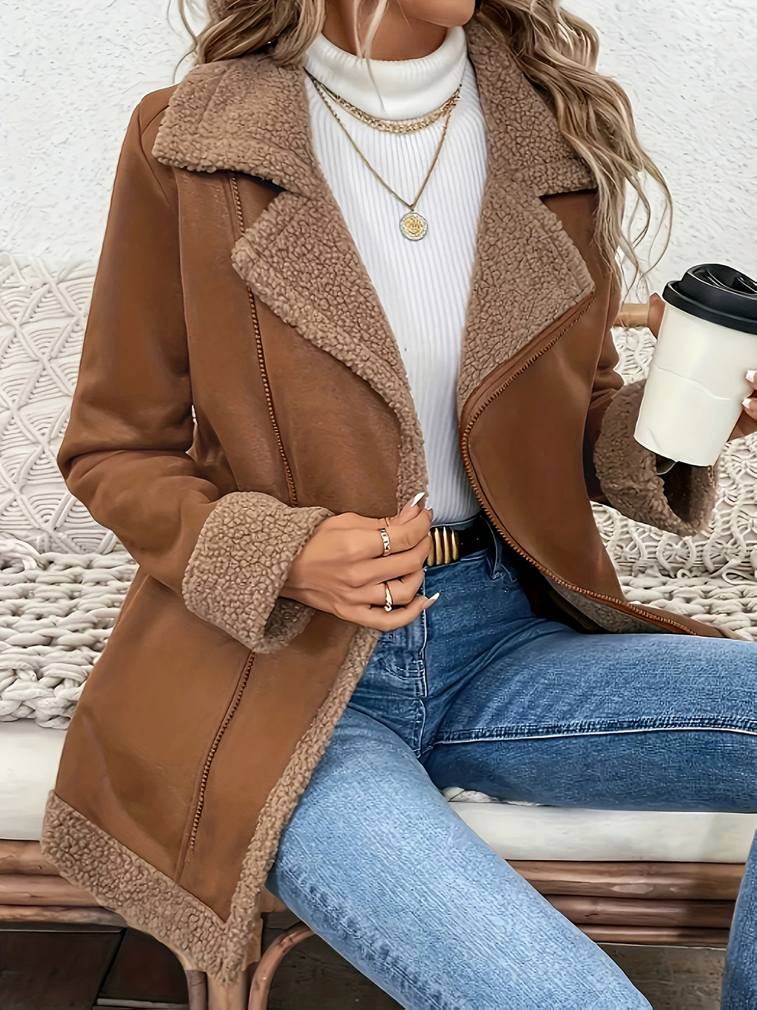 Elegante Wool Blend Jacket Dames