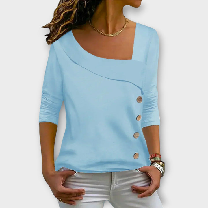 Chic Longline Top – Soepel silhouet met relaxed fit voor moeiteloze styling van dag naar nacht