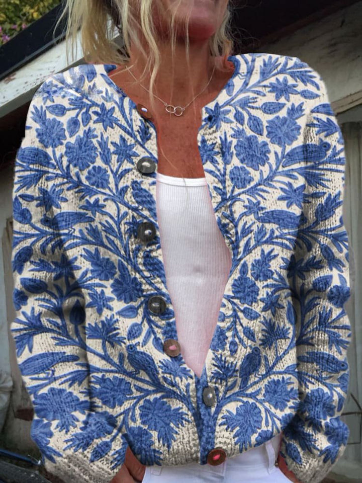 Elizabeth Warm Cardigan met Elegante Drapeer