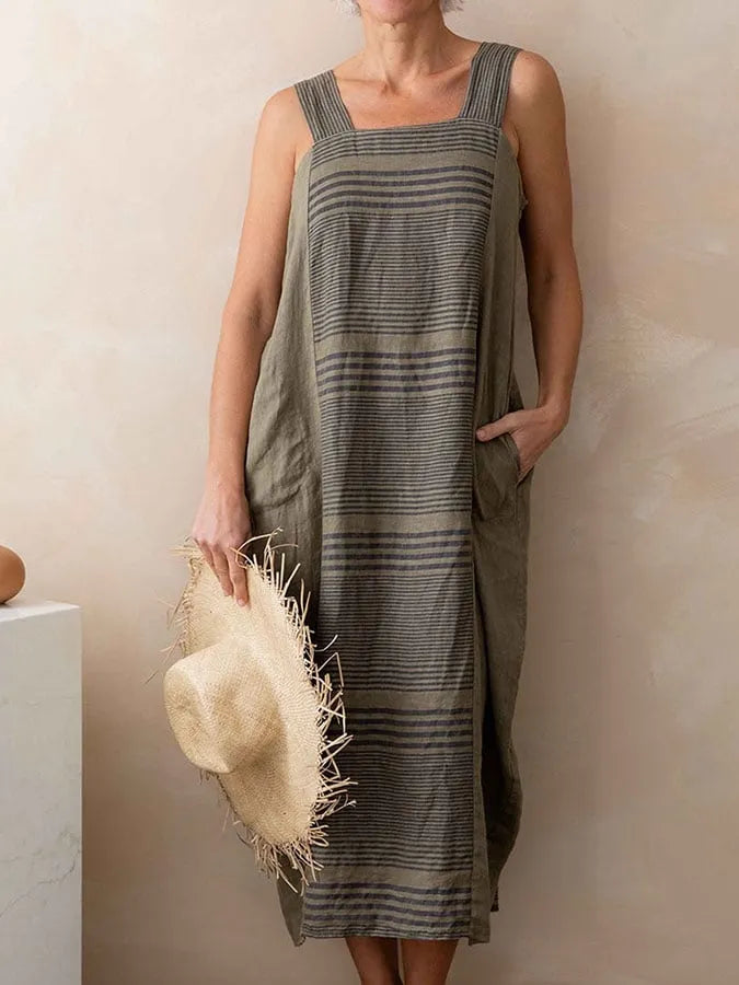 Casual gestreepte jurk voor dames