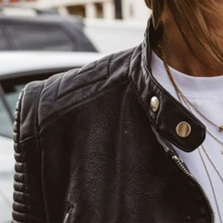 Stijlvol Biker Lederen Jack