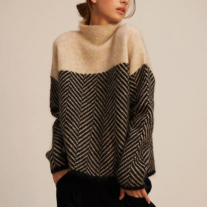 Elodie Cozy Turtleneck gebreide trui
