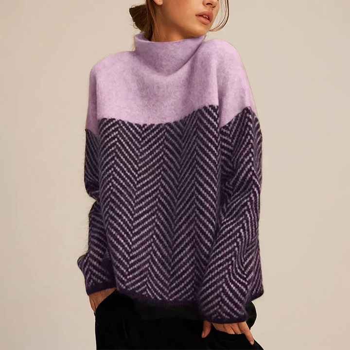 Elodie Cozy Turtleneck gebreide trui