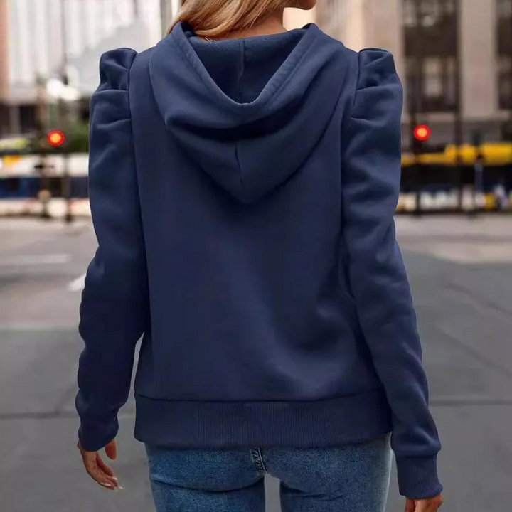 Hoodie met pofmouwen voor dames