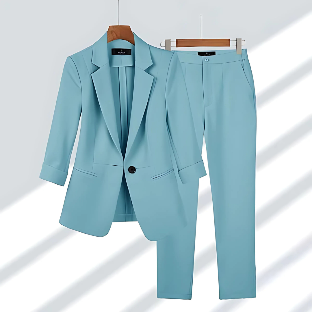 Chique Blazer met bijpassende Pantalon