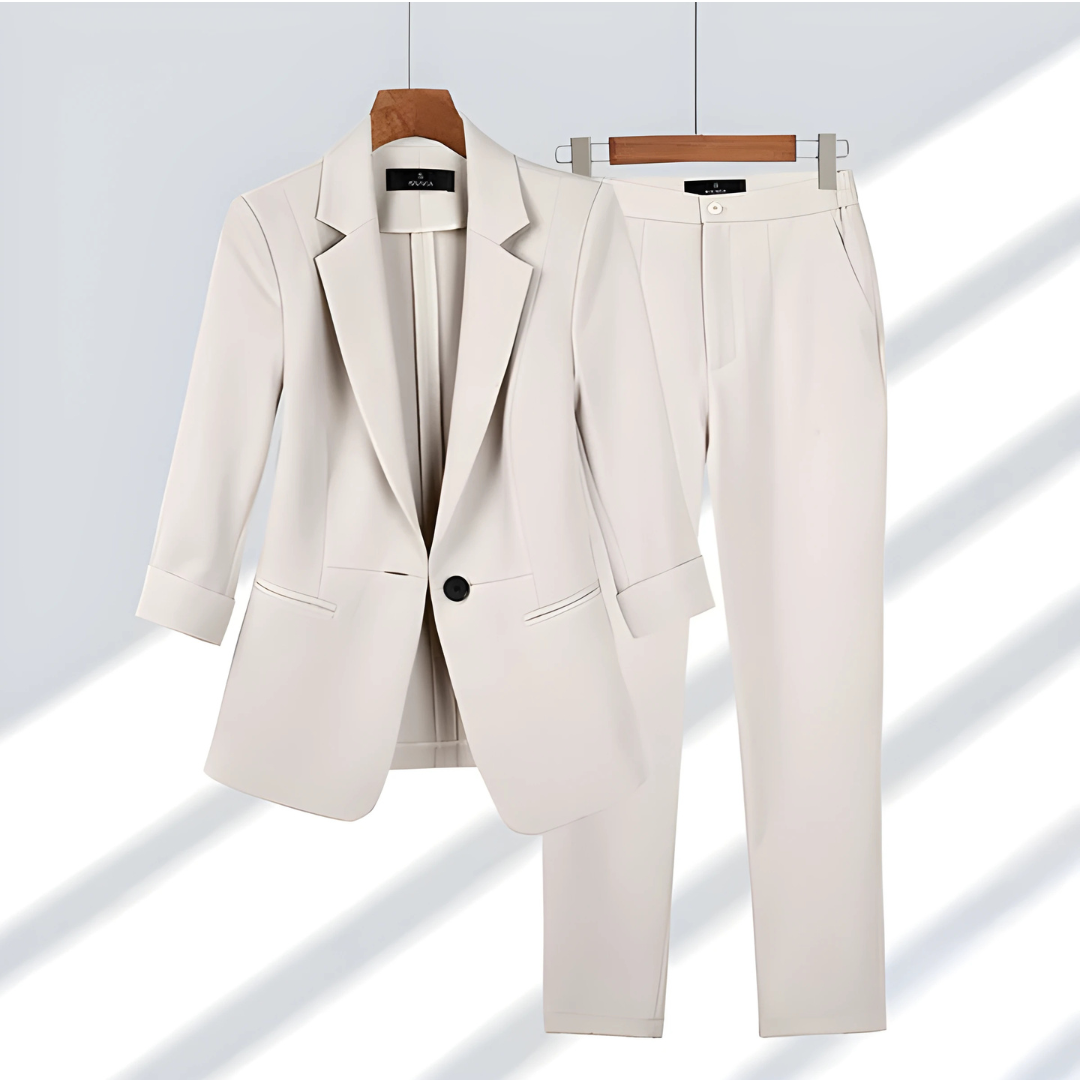 Chique Blazer met bijpassende Pantalon