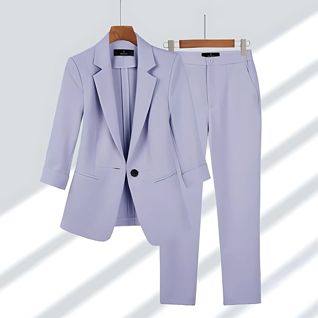 Chique Blazer met bijpassende Pantalon